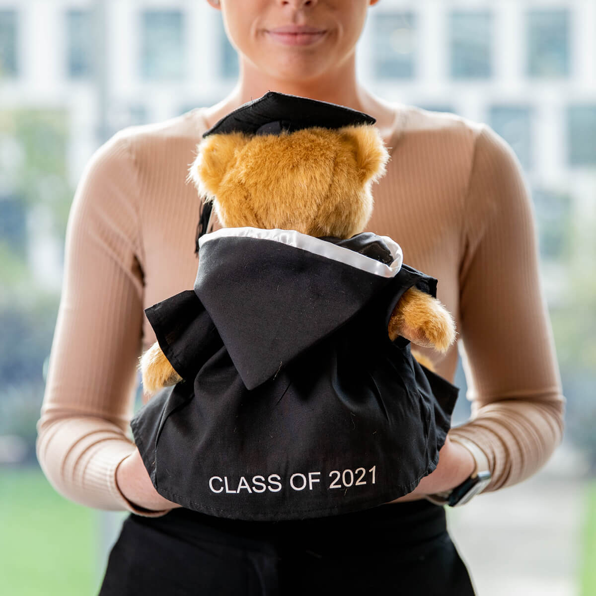 UTS Goldie Bear with Graduation Hood Activate UTS